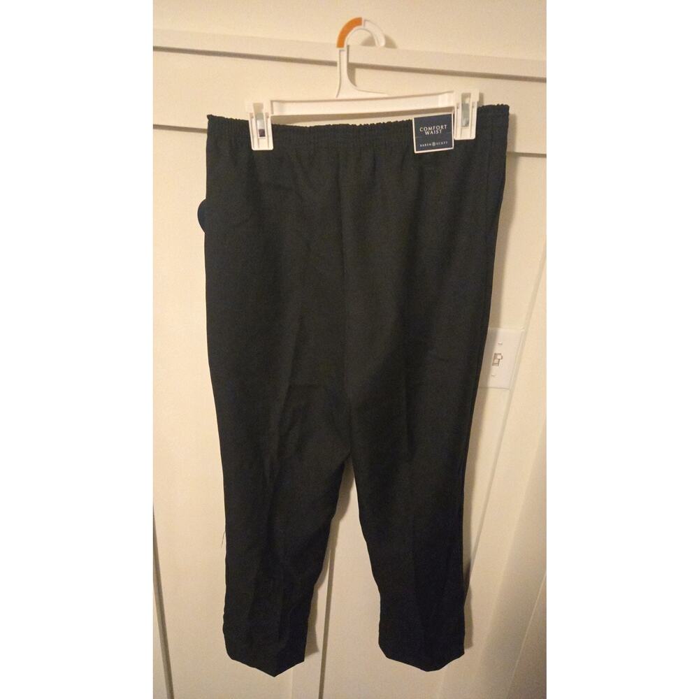 Karen Scott Women's Sport Comfort Waist Pull-On Pants in Black